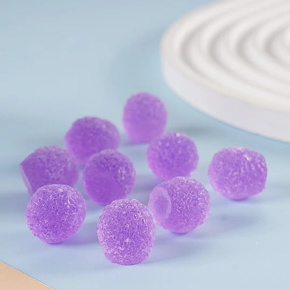 DIY Material Fake Candy Sugar Bead Simulated Noise Filler Balls Candy Resin Beads Craft Supplies