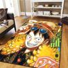 One Piece Monkey D. Luffy Carpet for Living Room Bedroom, Home Decor Movie Mat Cool Play Floor Mat -HE109