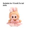 2dílná sada oblečení pro panenky Labubu, doplňky, stylová sada kawaii oblečení vhodná pro panenku Labubu o velikosti 15 cm a 17 cm
