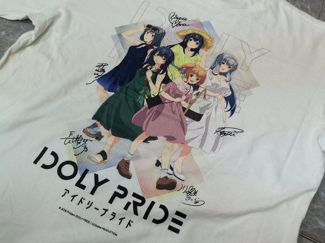 

[USED] IDOLY PRIDE Anime Character Large Logo Print T-Shirt