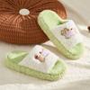 Mao Mao slippers women's high-end new outer wear casual cartoon thick-bottomed plush slippers indoor home