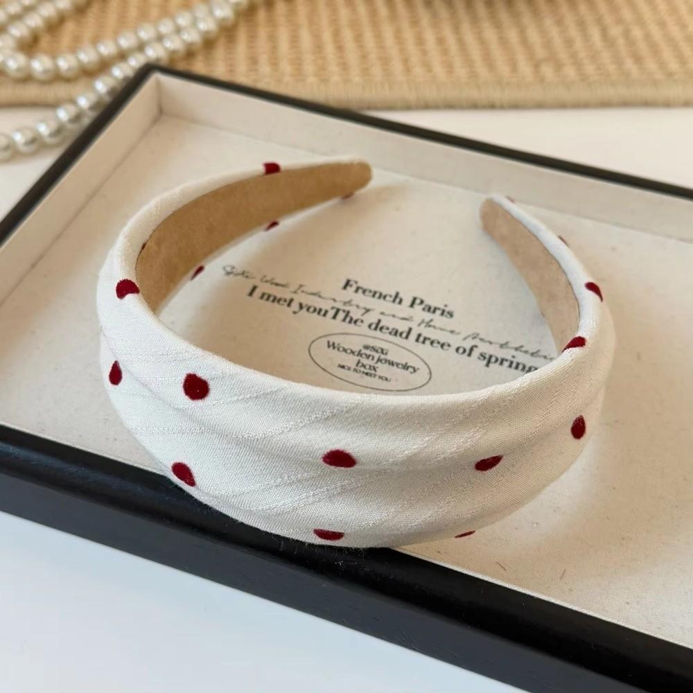 Flexible Polka Dot Headband Ribbed Wavy Textured Hairband Wavy Hair Band Women Hair Accessories