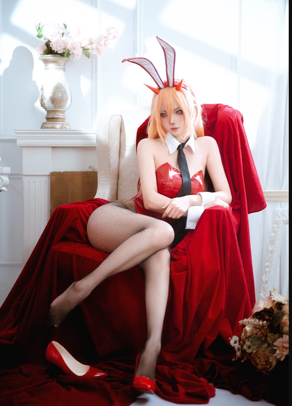 

Костюм для косплея Power Halloween Christmas Bunny Girl M [Lavender]