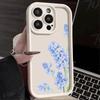 Blue Hyacinths Watercolor Phone Case for Xiaomi Redmi Note 14 13 12 11 10 9 8 7 Gel Flexible Anti Scratch Protective Case