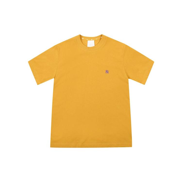 MLB T Shirts Unisex Yellow Crew Neck Moderate Straight Fit 31TS01131-50D XL