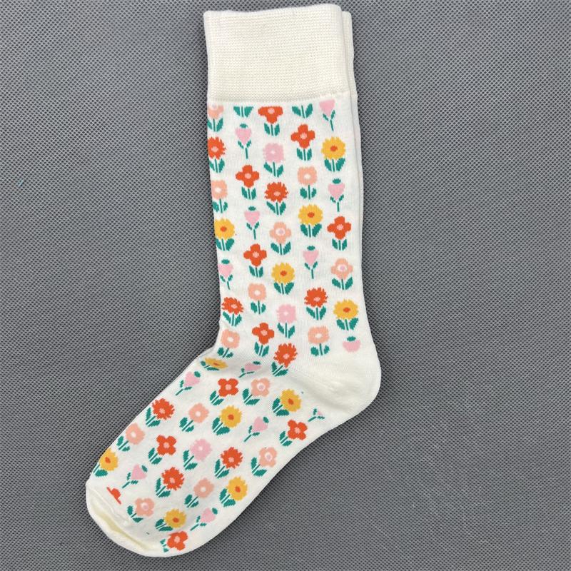 Happy Socks Women's Unisex Combed Cotton Sock Cherry Strawberry