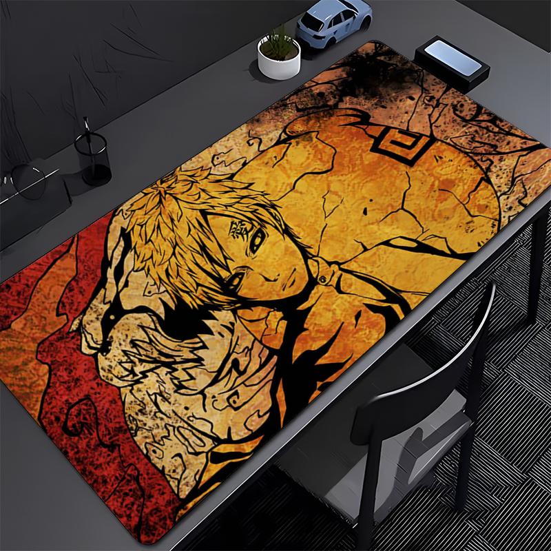 Mousepad NARUTO Gaara Office Computer Desk Mat Keyboard Mouse Pad Laptop Cushion Large Non-slip Deskpad PC carpet Anime Mousepad