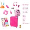 Barbie Dreamhouse Adventure Pink Travel Set, Dress-Up Doll and House, Pretend Play, Ages 3 and Up, Blue, FWV25