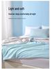 Ice Silk Cooling Summer Quilt - Solid Color Air Conditioning Blanket