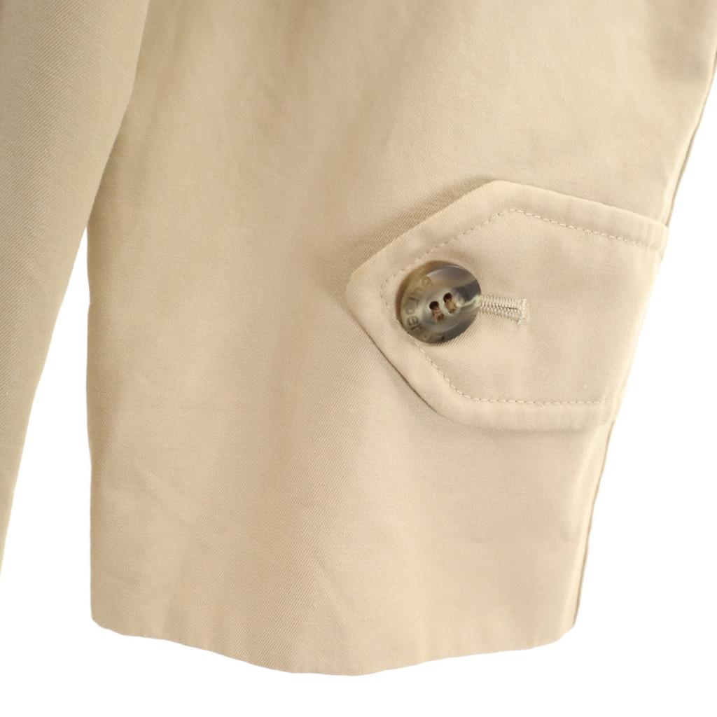 Burberrys 90s Old Stainless Collar Coat 7AR Beige Vest Liner Included Women Used