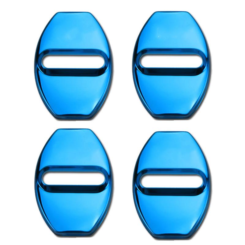 4pcs Car Styling Door Lock Cover for Skoda Octavia Fabia Yeti Citigo Rapid A7 2013 2014 2015 2016 2017 2018 Auto Accessories