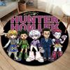 Hunter X Hunter Round Area Rug Carpet Rug For Living Room Bedroom Sofa Playroom Decor Nonslip Floor Mat