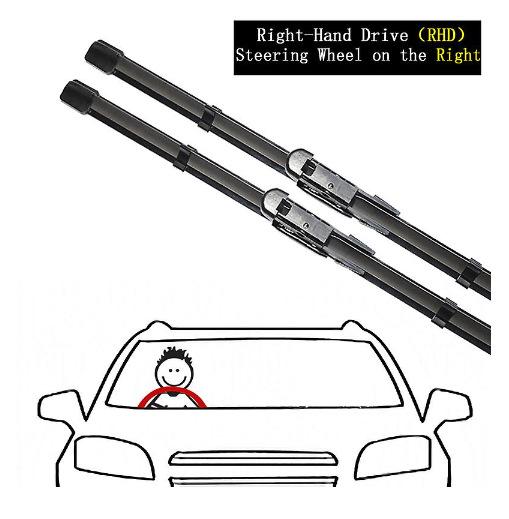 

Suitable for Tesla model X 2015-2025 wiper wiper 27 inch + 18 inch dovetail wiper Tesla model X 2015-2022 27 inch + 18 inch