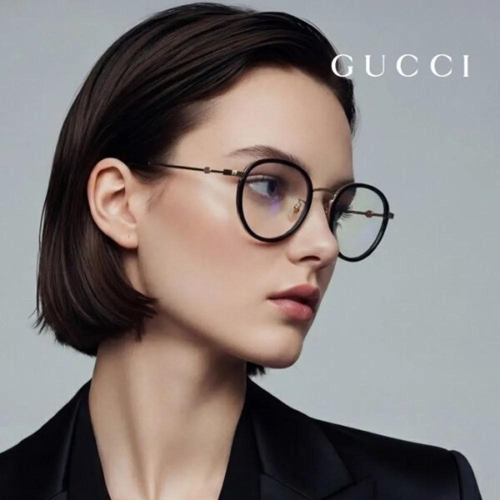 

[Gucci] Eyeglass Frames GG0608OK 001 Round Glasses for Women and Men GG0608OK 001_J [49]