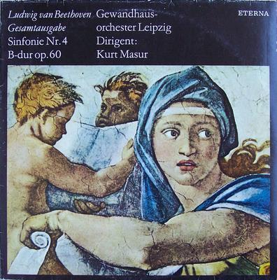 LP Record LUDWIG VAN BEETHOVEN  Sinfonie Nr. 4 Bdur Op.60 826417 Eterna 1987 German Dem Classical Used