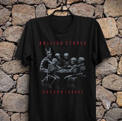 The Rolling Stones Voodoo Lounge World Tour 94-95 Vintage Skeleton T-Shirt