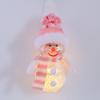 Plastic Christmas Luminous Snowman Decor Transparent Xmas Tree Decoration  Holiday Party Decoration