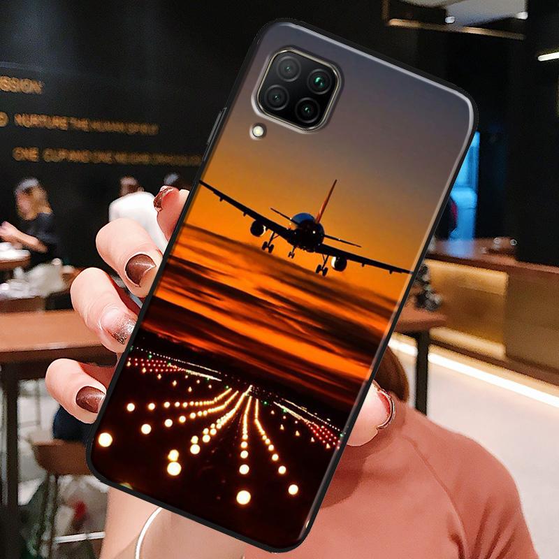 airplane Travel  Flying For Huawei Honor X8a X7a X9a X8 50 70 90 Lite Magic5 Pro P20 P30 P40 P50 P60 Nova 9 5T Case