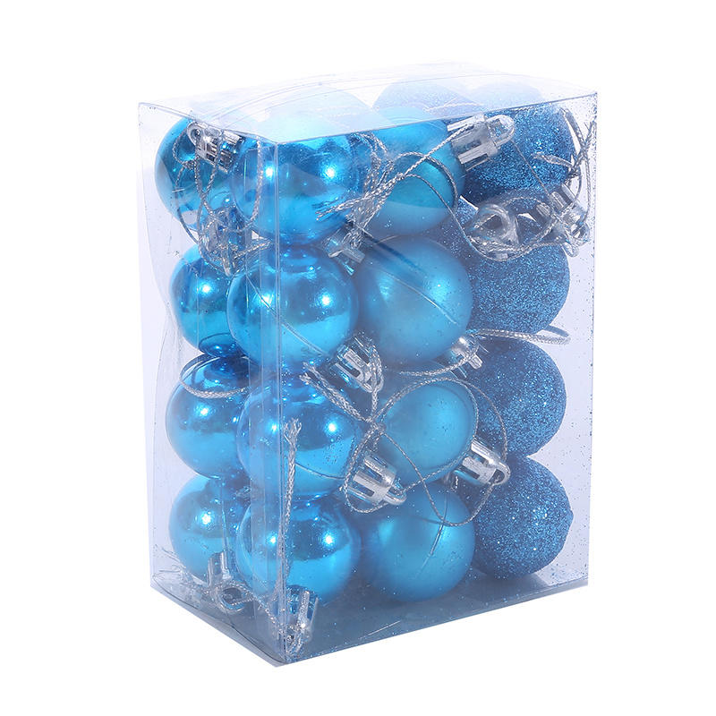 

Christmas Ball Ornaments 24pcs Tree Decorations Hanging Red Plastic Pendant For Holiday Wedding Party Decor Festival Atmosphere One Size озеро синий