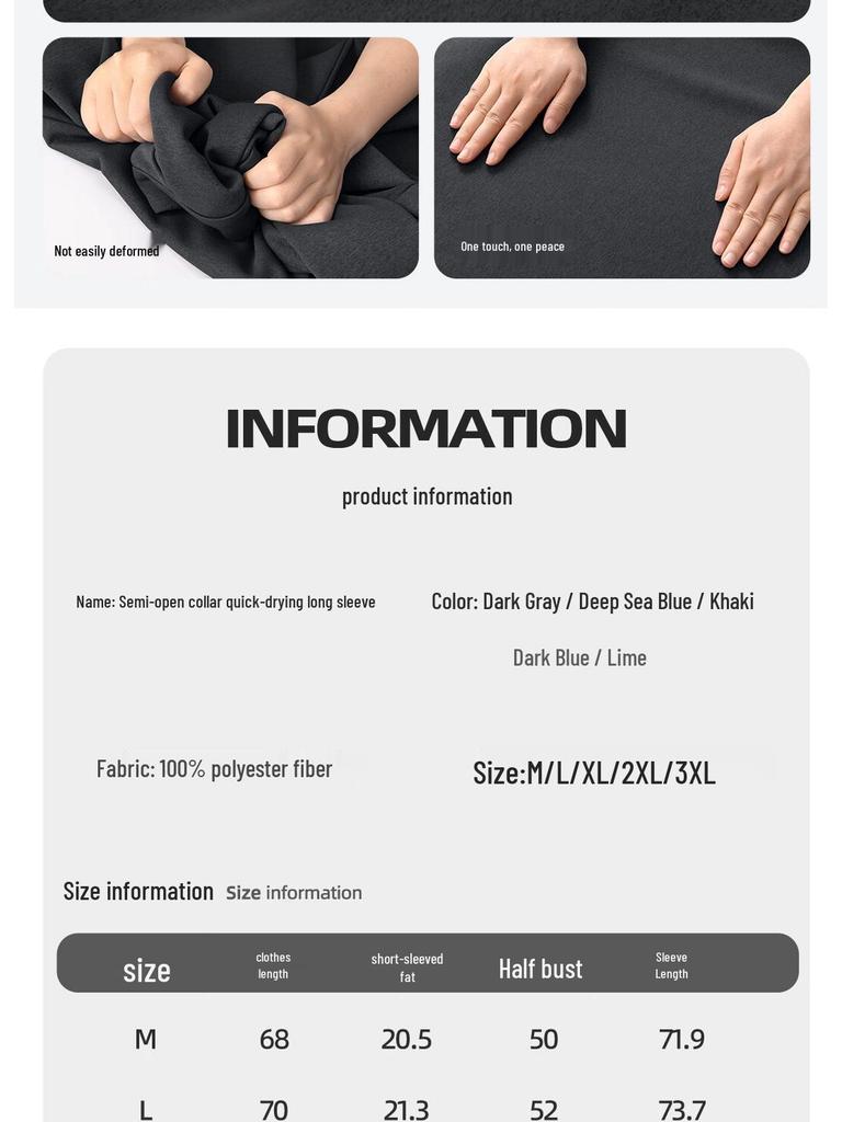 JEANSWEST LIFE Men's Loose Fit Breathable Long-Sleeve T-Shirt