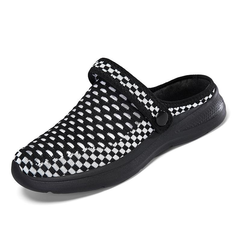 

Summer sports shoes women s new fly-woven breathable casual shoes two wear outdoor hiking large-size women s shoes 35