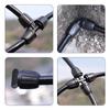 47 Series 4mm Pipe Connector with Lock Buckle - Straight Tee Drip Irrigation Auto Waterer