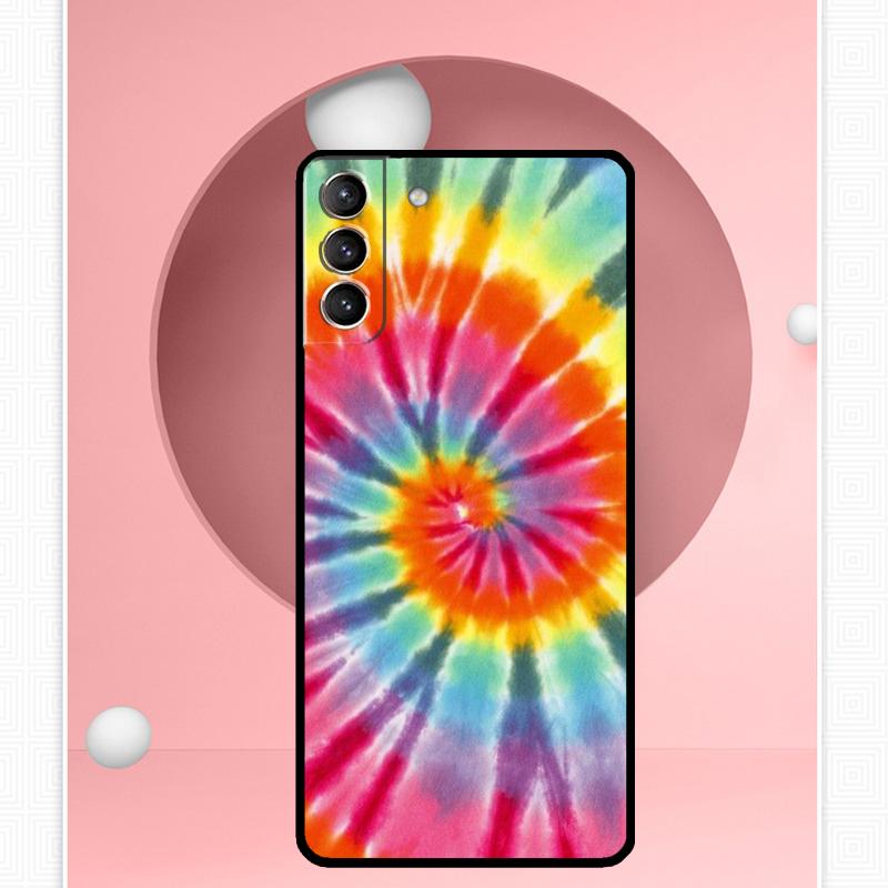 Trippy Tie Dye Hippie Art Case For Samsung Galaxy S24 Ultra S20 S21 S22 S23 S25 Ultra S9 S10 Plus S25 FE Cover Funda