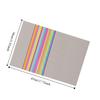 6 Pieces Waterproof Insulated Plate Mat PVC Place Mats Colorful Strip Table Mat  Dining Table