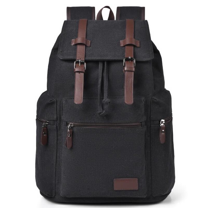 

Huanaheim Vintage Canvas Backpack Large Capacity