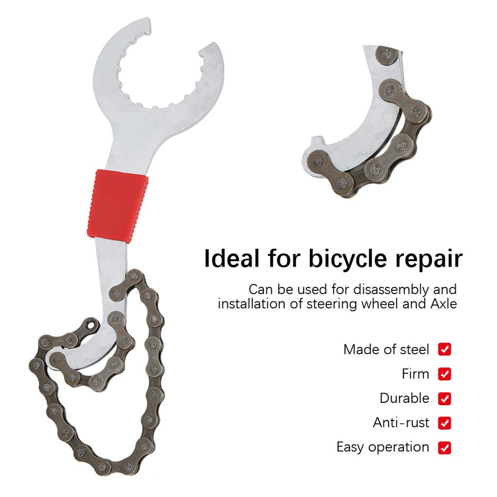 Bicycle Crank Repair Tool Kits Crank Puller Bottom Bracket Remover Chain Cutter Wrench