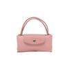 Longchamp Le Pliage Green 23 Button Zipper Closure No Shoulder Strap Canvas With Leather Trim Dumpling Handbag Small Women handbags 1621919P72