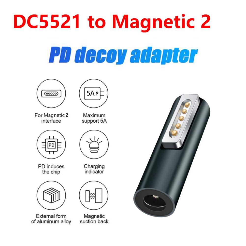 

Для MacBook Pro адаптер быстрой зарядки Type C магнитный USB PD адаптер со светодиодным индикатором для Magsafe 1/2 MacBook Air Pro