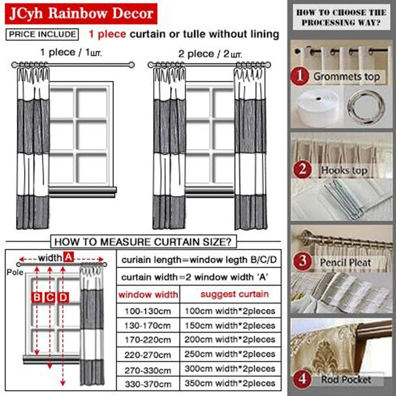 Luxury Sheer Tulle Curtains For Living Room Hall Window Curtain For Bedroom Voile Kitchen Door Curtains Modern Home Decor Drapes