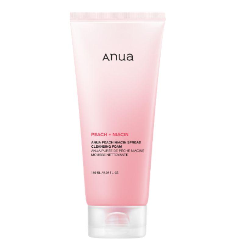Anua Peach Niacinamide Spread Cleansing Foam Brightening Hydrating Facial Cleanser 150ml