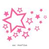 16*12CM Fashion Shooting Stars Styling Vinyl Car Sticker Bumper Decorate Car Styling Decorative Accessories