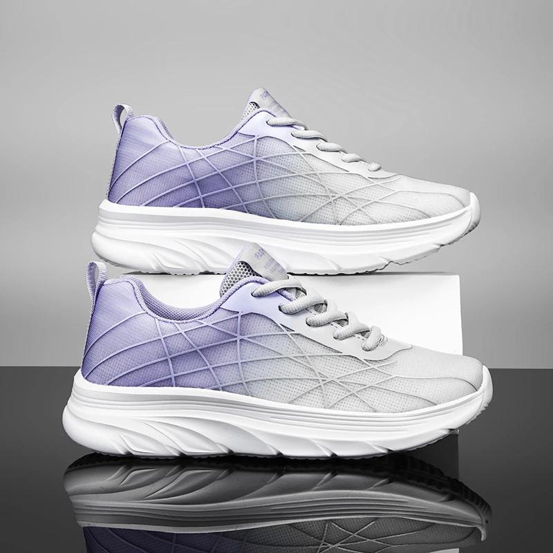 Women Running Sport Shoe Breathable Mesh Shock Sneakers Non-slip Super-light Soft Sole Footwear Zapatillas Mujer Chaussure Femme