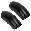 1 Pair Electric Wheelchair Mudguards Glossy Black Scratch Resistant Wheelchair Splash Guard Replacement Set