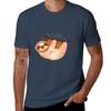 Kawaii Sloth Watercolor Tshirt Outdoor Sports Lightweight Tee