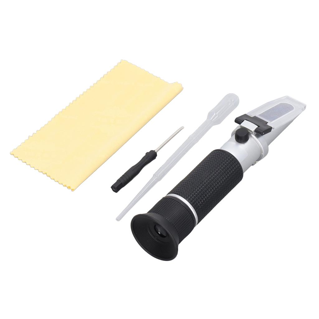 Brix Refractometer Meter Gauge Dual Scale Handheld Measuring Tool for Sugar Brewing