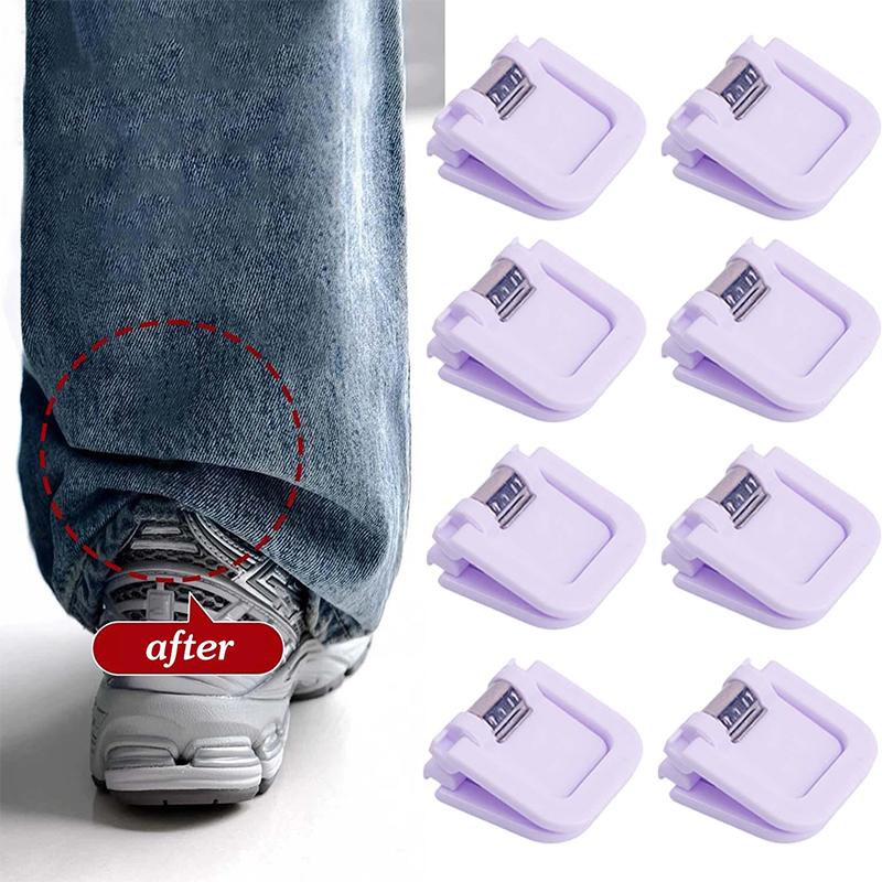 2-12pcs Clothing Clip Used for Trouser Leg Shortening Invisible Fixing No Sew Hidden Hem Device Multifunctional Page Holder Clip