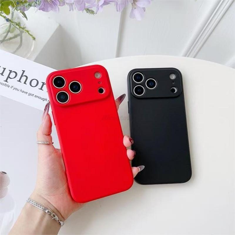 Liquid Silicone Case For iPhone 17 Pro Max Cover Iphone 11 12 13 Mini 14 15 16 Plus 17 Pro Max 17 Air Cover Case