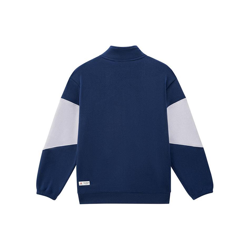 New Balance Sports Life Collection Jackets Unisex Navy Blue Stand Collar Moderate Other 6DD38811-NV
