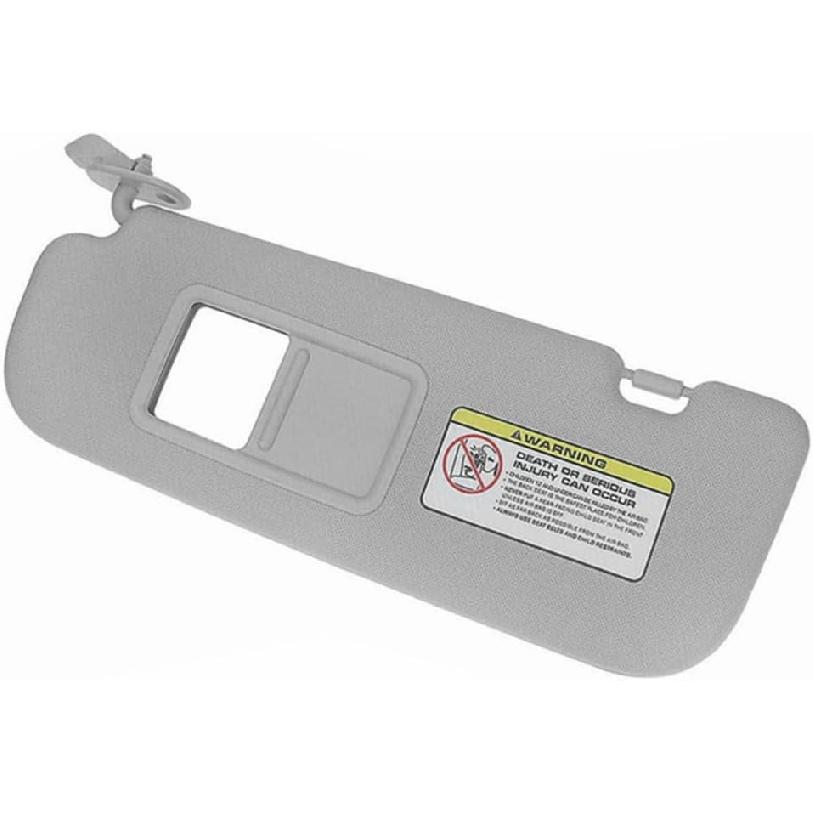 Right Passenger Side Sun Visor with Mirror Gray for Hyundai Veloster 2012-2015 Replacement for 85220-2V140-TX (Right) Left
