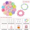 Children Bead Crafting Set Colorful Plastic Materials Handmade Accessories Gift