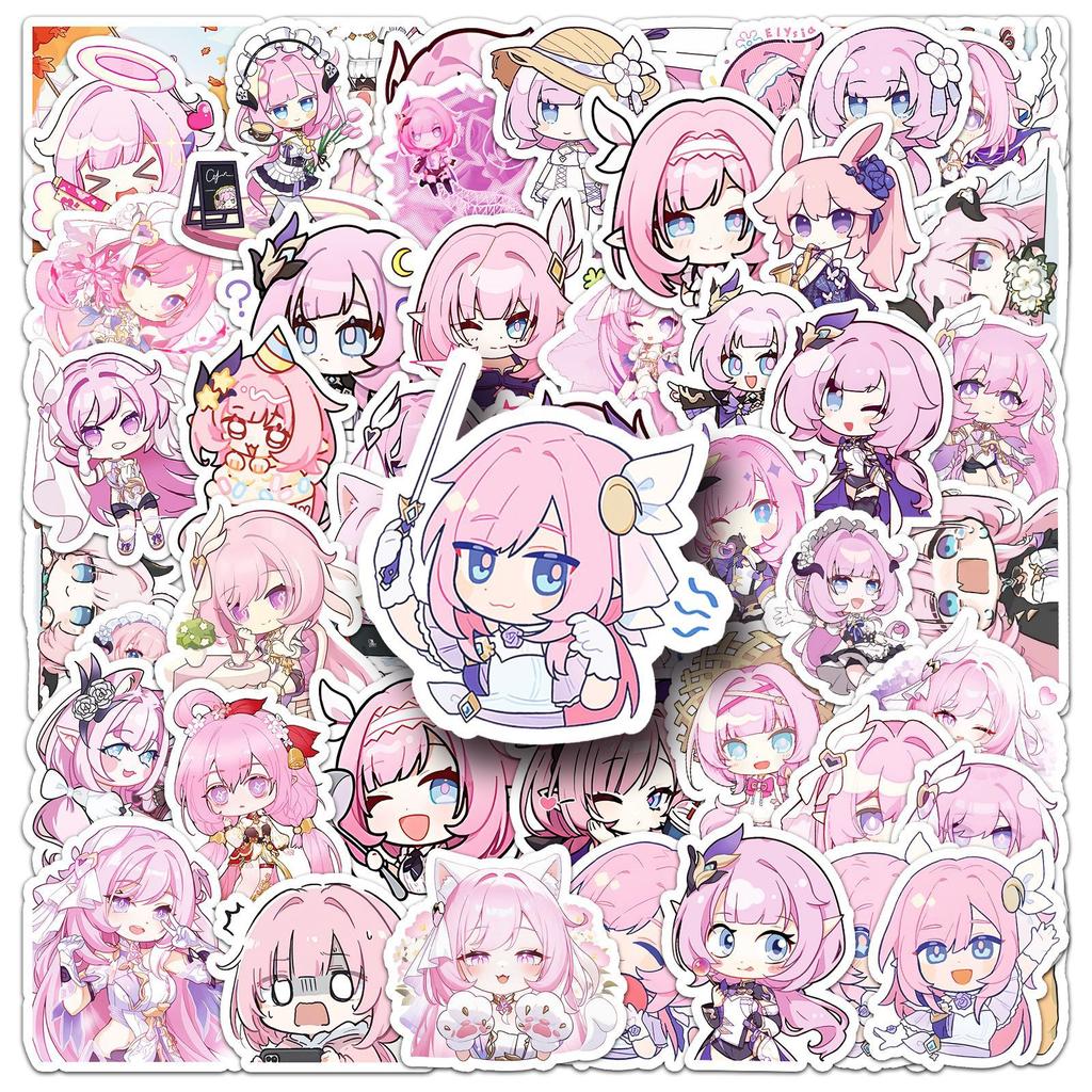 50 Doodle Sticker Cartoon Niedlich Spiel Dekoration Laptop Handy Aufkleber
