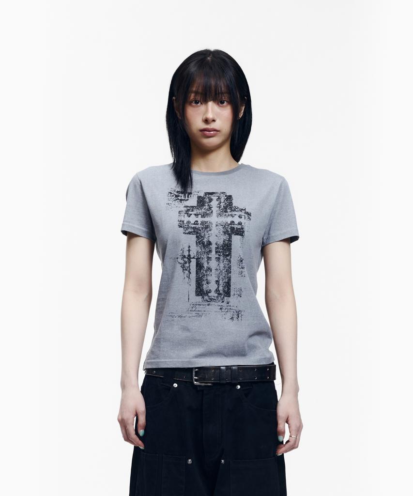 AAKAM Razor Cross Half Top (Gray)