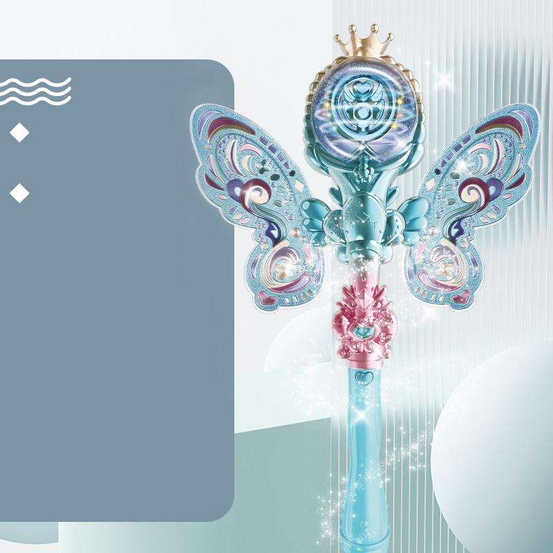 40cm Children s Luminous Fairy Magic Wand Girl Princess Fairy Wand Electric Music Flashing Wand Children Play House Toys
