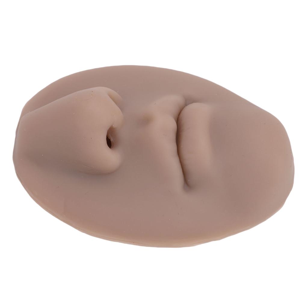 5D Silicone Nose Mouth Model Soft Simulating Lip Piercing Practice Model for Jewelry Display Teaching