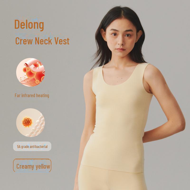 

Женский бархатный терможилет: Мягкий, бесшовный, антибактериальный, отшлифованный, теплый. M