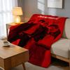 Throw High-Density Short Plush Blanket For Sofa Nap Air-Conditioned Room Soft Skin-Friendly Metal Rock Band Tokio El